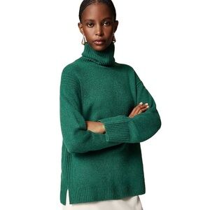 J.Crew Factory Size M Mockneck Sweater In Extra-Soft Yarn NWT
